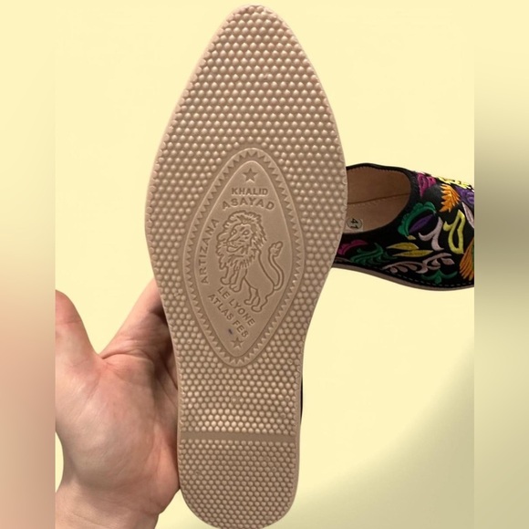 Colorful Embroidered Morocco Slippers mules for women US 10 - Picture 4 of 7